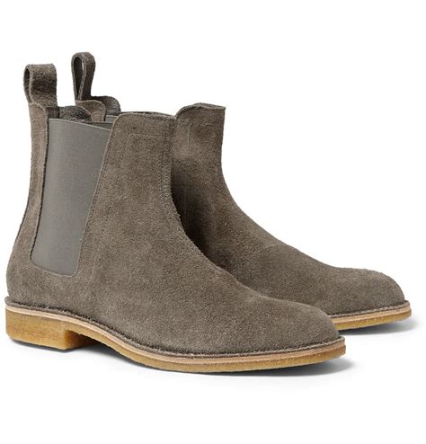 bottega veneta chelsea suede boots